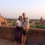 Pagodas with us, at bagan myanmar