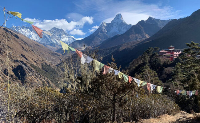Everest base camp helicopter flight tour